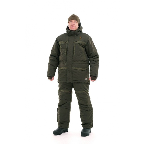Костюм Taygerr Рыболов-2 (-45°C) черная олива, тк. Таслан