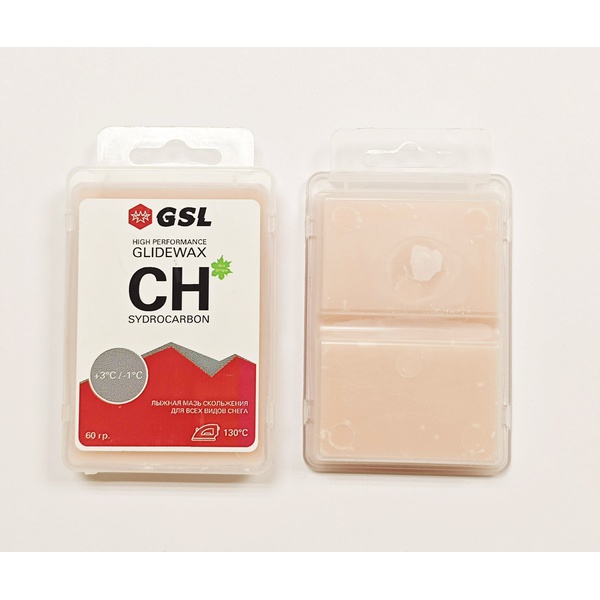 Мазь скольжения GSL CH для всех видов снега 60 г +3°С/-1°С