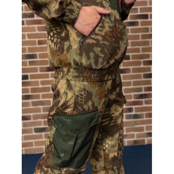 Костюм летний Taygerr Пилот зеленый питон, тк. твил