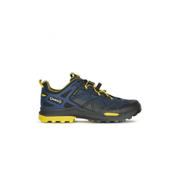 Кроссовки треккинговые AKU Rocket DFS GTX blue/mustard