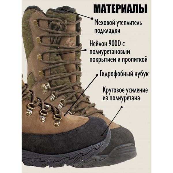 Ботинки зимние HuntLandia Iceland High