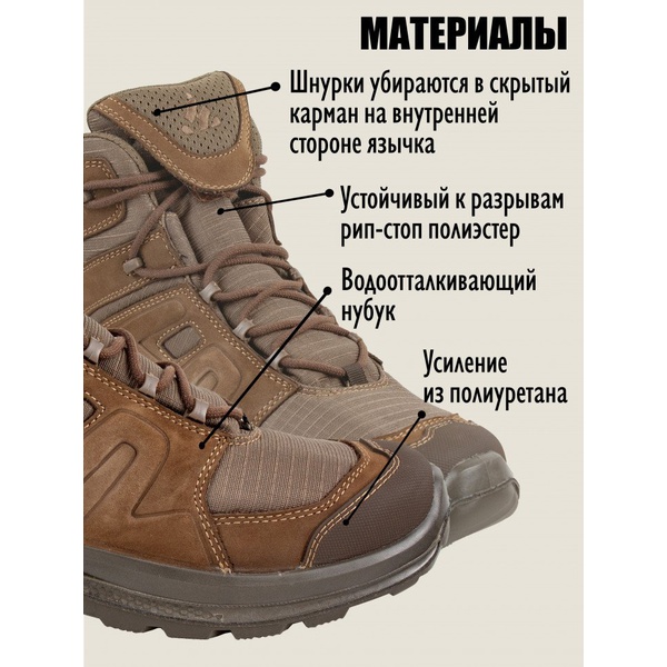 Ботинки тактические HuntLandia Tactical Mid