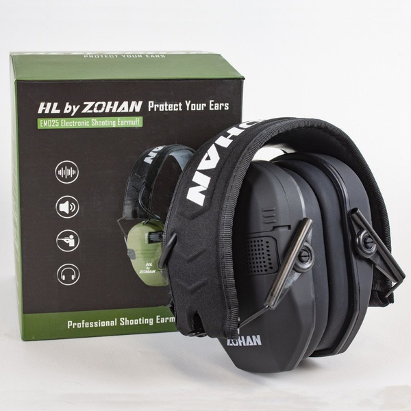Наушники активные для стрельбы HL by Zohan EM025 Black