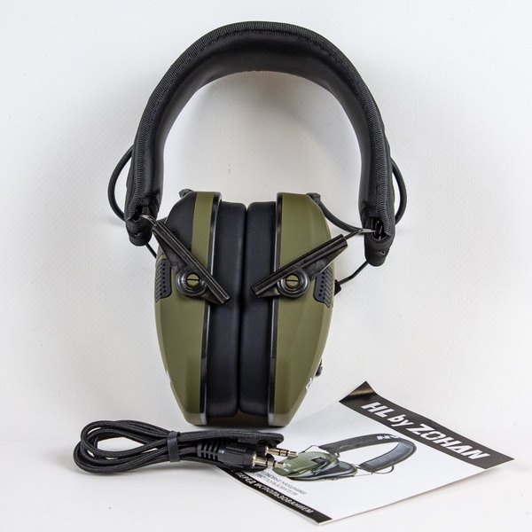 Наушники активные для стрельбы HL by Zohan EM025 Green