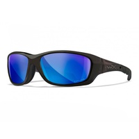 Очки защитные Wiley X WX Gravity Crystal Black, линзы: Polarized - Blue Mirror