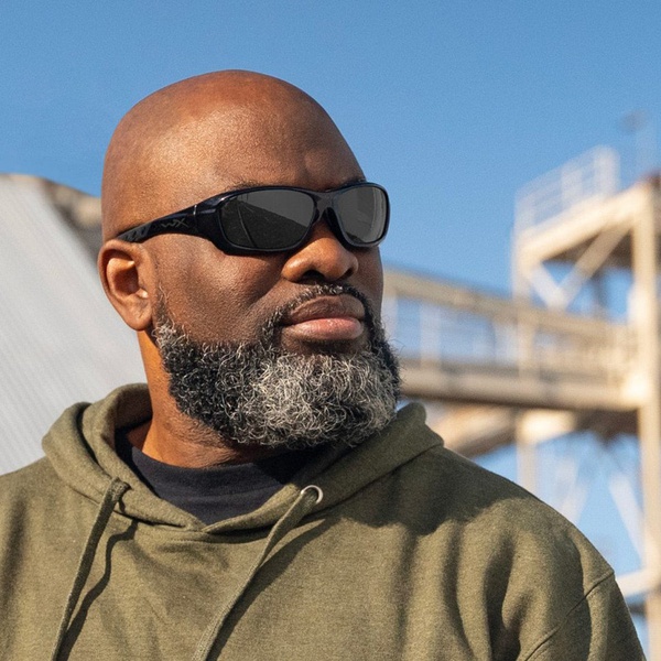 Очки защитные Wiley X WX Gravity Matte Black, линзы: Polarized - Grey