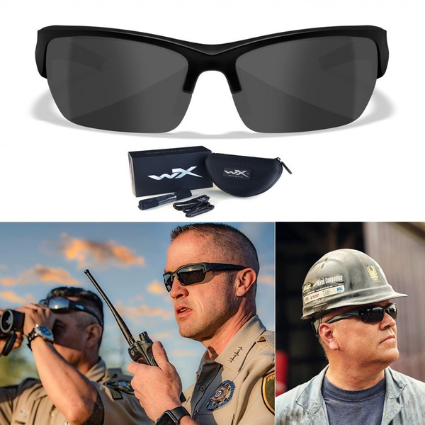 Очки баллистические Wiley X WX Valor Matte Black, 1 пара линз: Grey