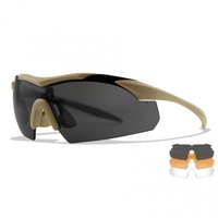 Очки баллистические Wiley X WX Vapor Matte Tan 3 пары линз: Clear+Grey+Rust
