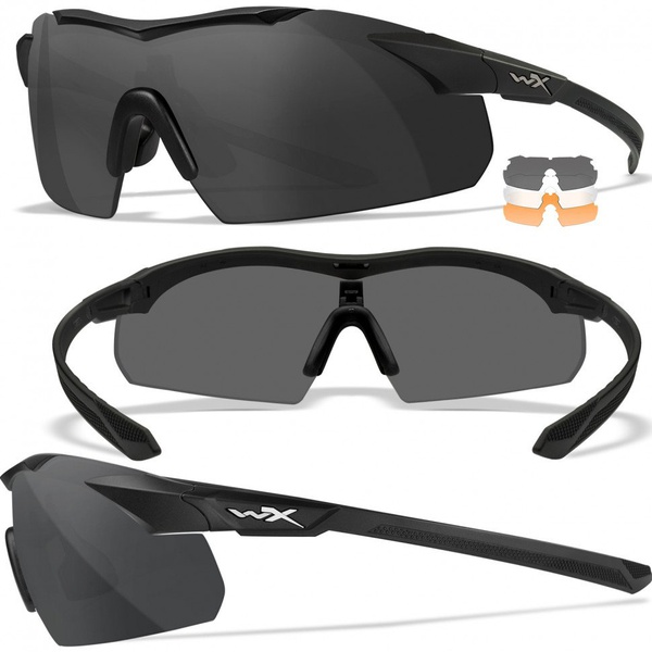 Очки баллистические Wiley X WX Vapor Comm (3 пары линз: Clear+Grey+Rust)