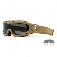 Маска тактическая Wiley X WX Spear Matte Tan 2 пары линз: Grey + Clear
