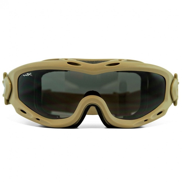 Маска тактическая Wiley X WX Spear Matte Tan 3 пары линз: Grey+Clear+Rust