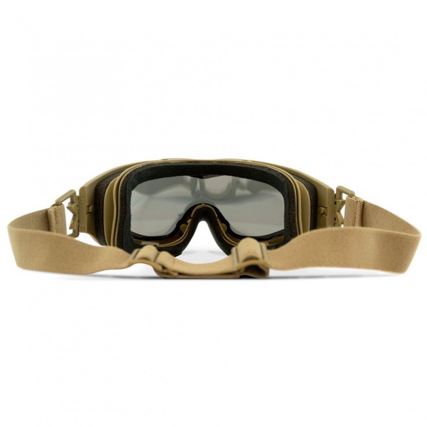 Маска тактическая Wiley X WX Spear Matte Tan 3 пары линз: Grey+Clear+Rust