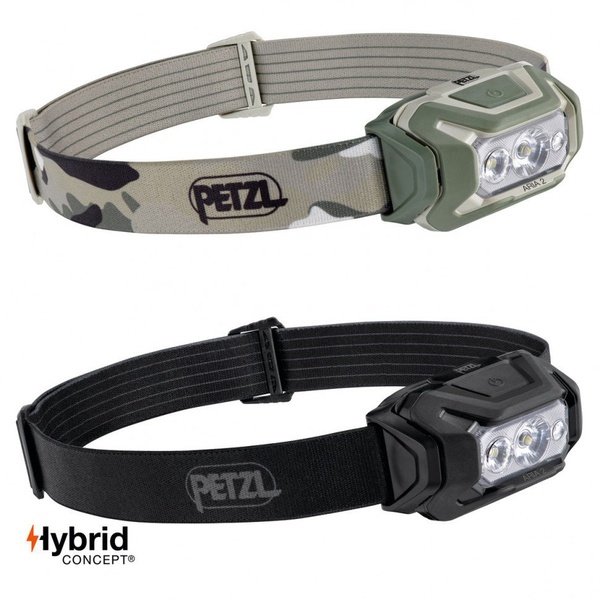 Фонарь налобный тактический Petzl Aria 2 RGB (450 лм) чёрный