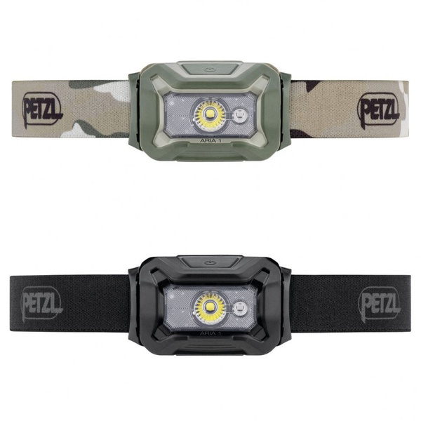 Фонарь налобный тактический Petzl Aria 1 RGB (350 лм) камуфляж