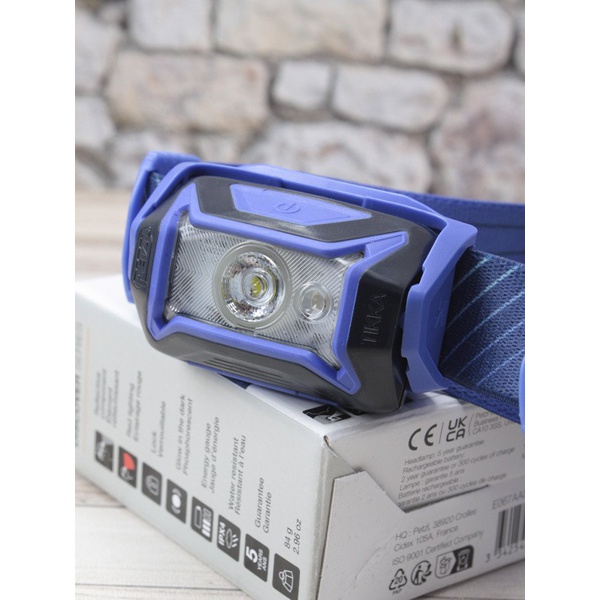 Фонарь налобный Petzl Tikka Core (450 лм, аккумулятор) синий