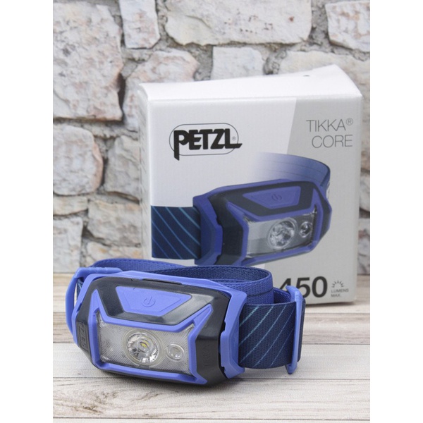 Фонарь налобный Petzl Tikka Core (450 лм, аккумулятор) синий
