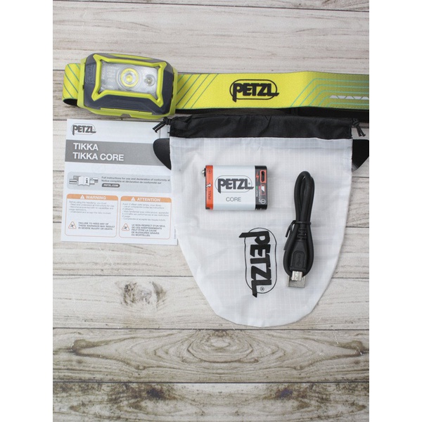 Фонарь налобный Petzl Tikka Core (450 лм, аккумулятор) желтый