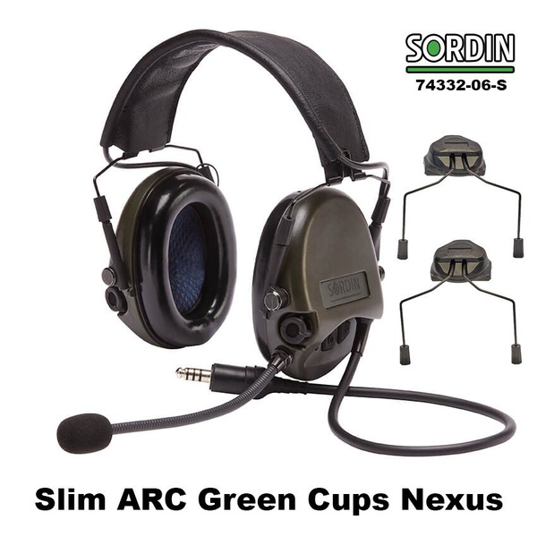 Гарнитура тактическая MSA Sordin Supreme MIL CC Slim Headband (Nexus TP120)