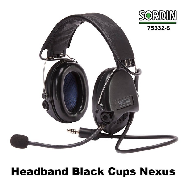 Гарнитура тактическая MSA Sordin Supreme MIL CC Slim Headband (Nexus TP120)