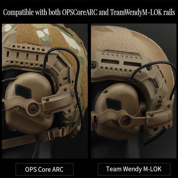 Крепление для наушников Earmor Plus M16A коричневый