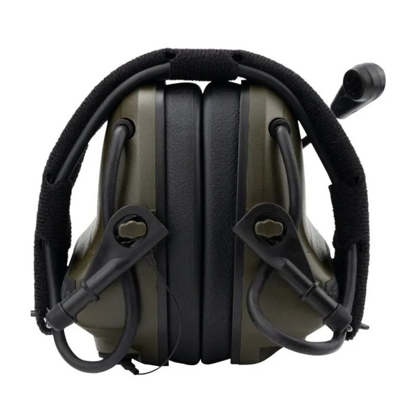 Наушники тактические активные Earmor M33 (с микрофоном для рации) Green