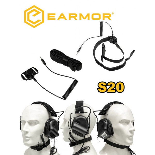 Ларингофон Earmor S20 (для наушников M32/M32H/M32X)
