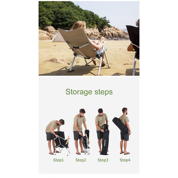 Стул складной Naturehike Nightfall L06 Khaki