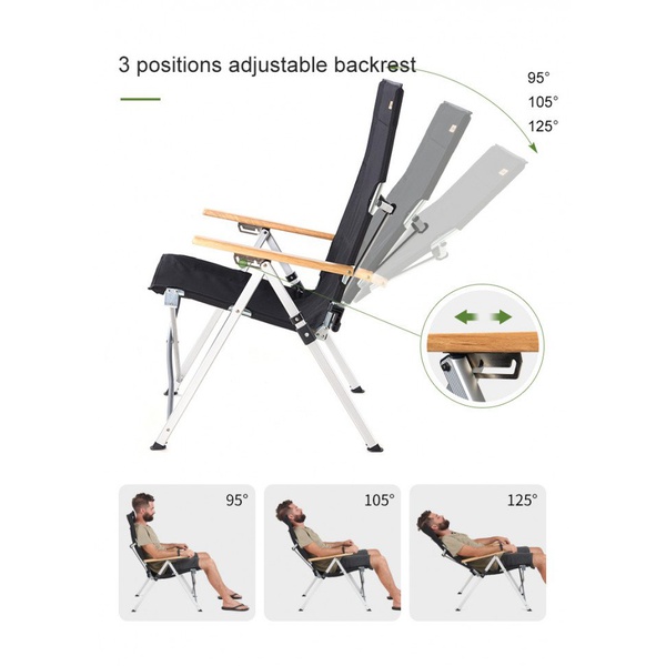 Стул складной Naturehike Nightfall L06 Khaki