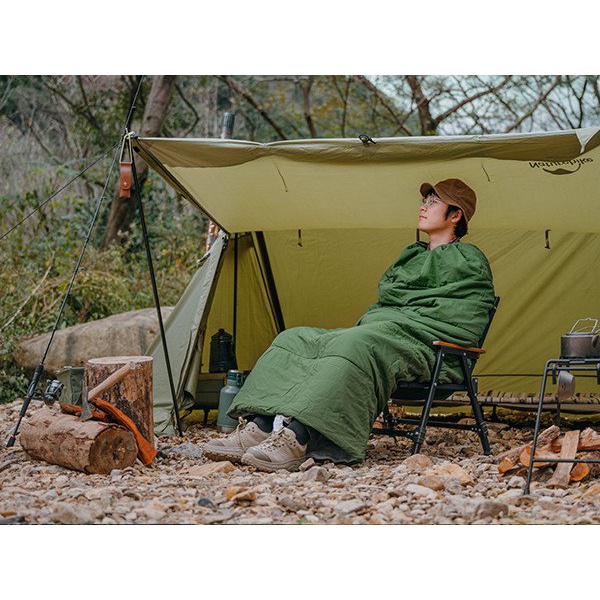 Мешок спальный Naturehike F150 Envelop Cotton (75х190 см) Green