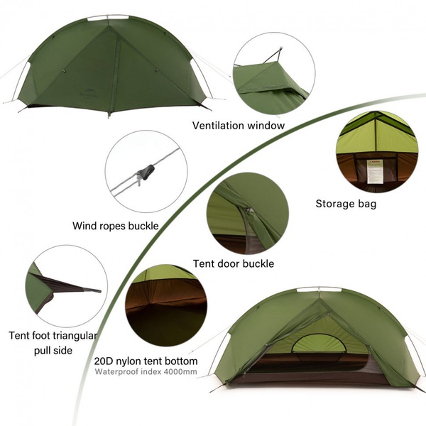 Палатка Naturehike Tagar Double Green