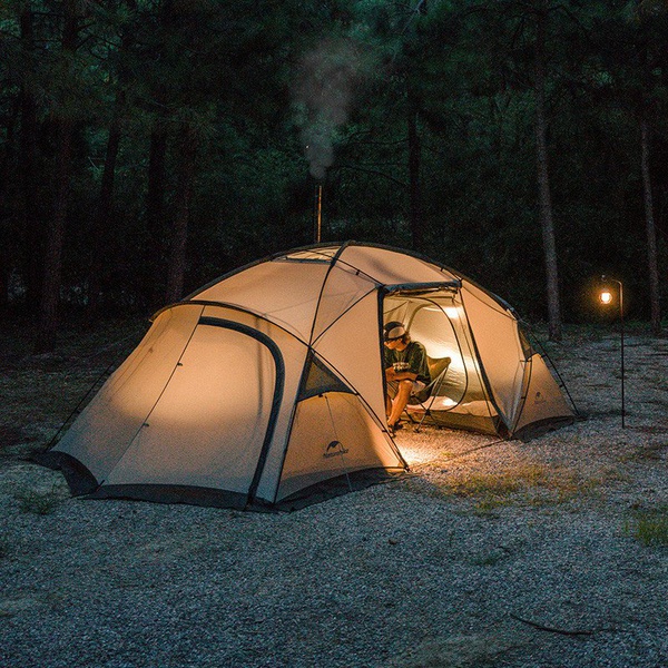 Палатка Naturehike Shandi (2 спальни+1 комната)