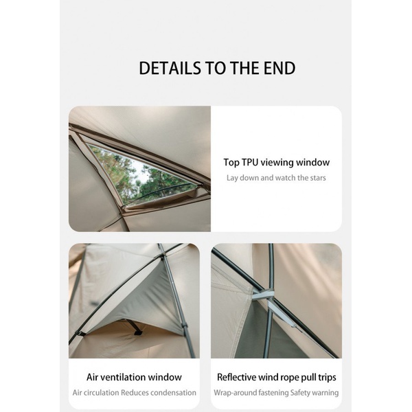 Палатка Naturehike Shandi (2 спальни+1 комната)