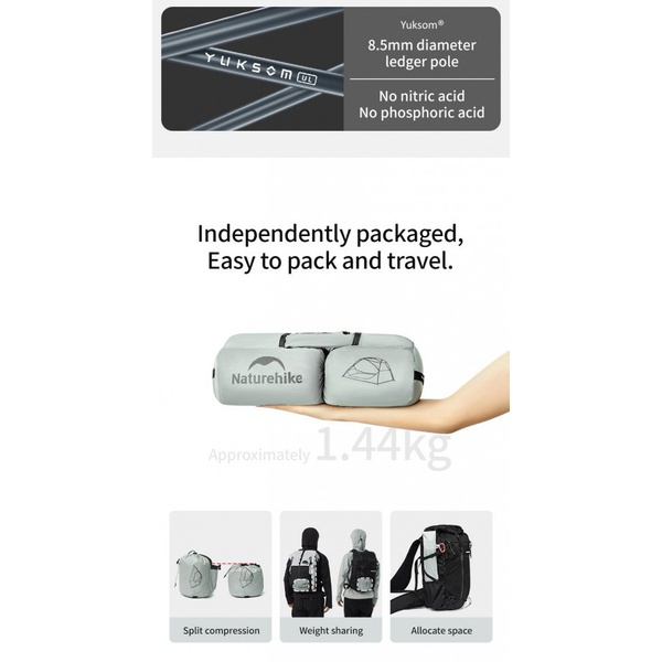 Палатка Naturehike Star River UL Si (2 местная)