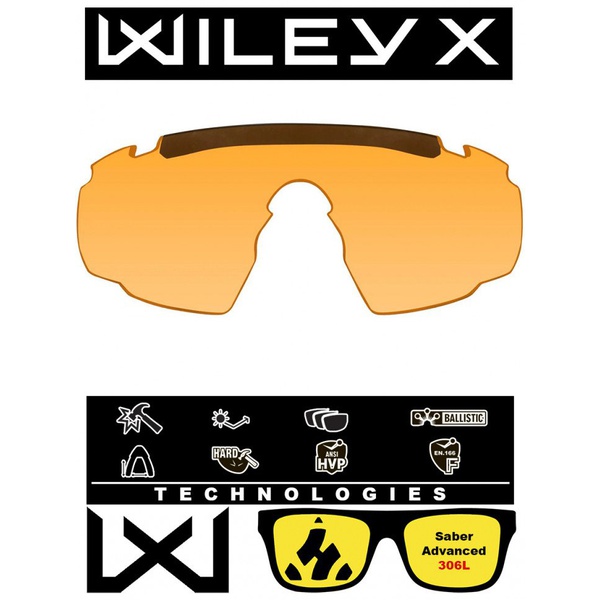 Линза сменная Wiley X для очков Saber Advanced