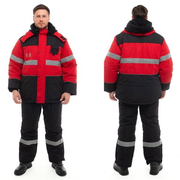 Костюм Эталон Нордмен красный/чёрный