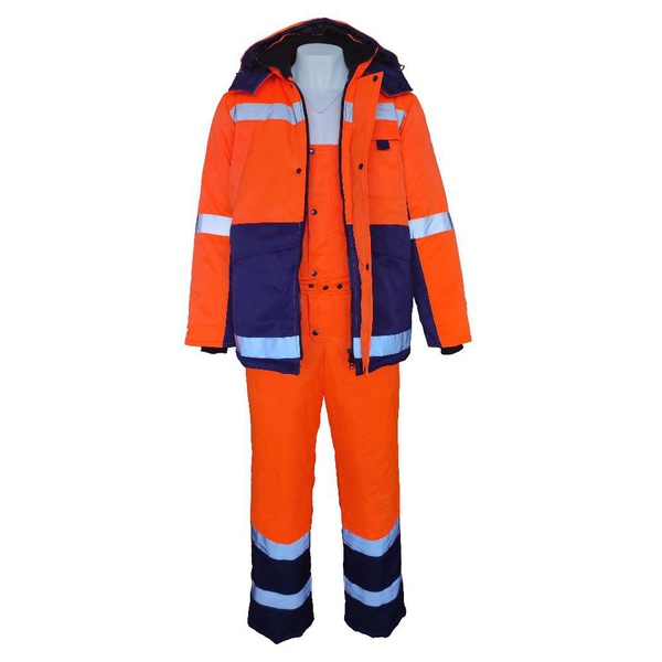 Костюм зимний Эталон Метео оранжевый с темно-синим, тк. Грета