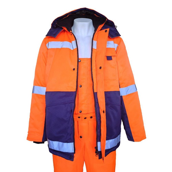 Костюм зимний Эталон Метео оранжевый с темно-синим, тк. Грета