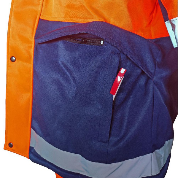 Костюм зимний Эталон Метео оранжевый с темно-синим, тк. Грета