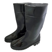 Сапоги женские Эталон ПВХ (34 см) чёрный