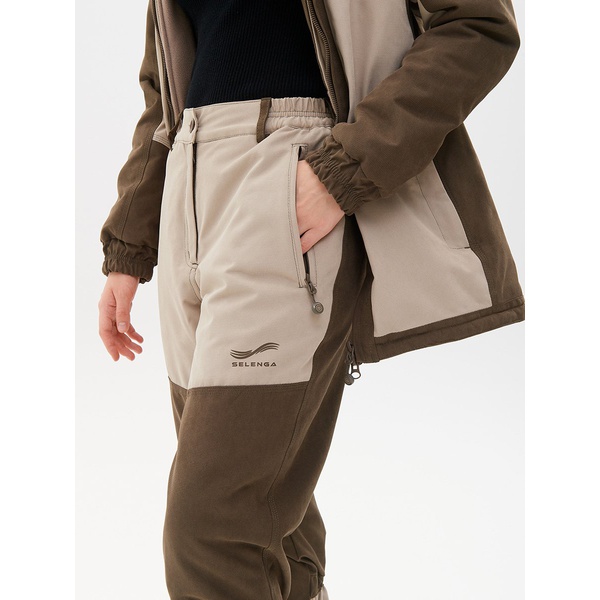 Костюм женский Huntsman Селенга Коричневый/Бежевый, тк. Исландия