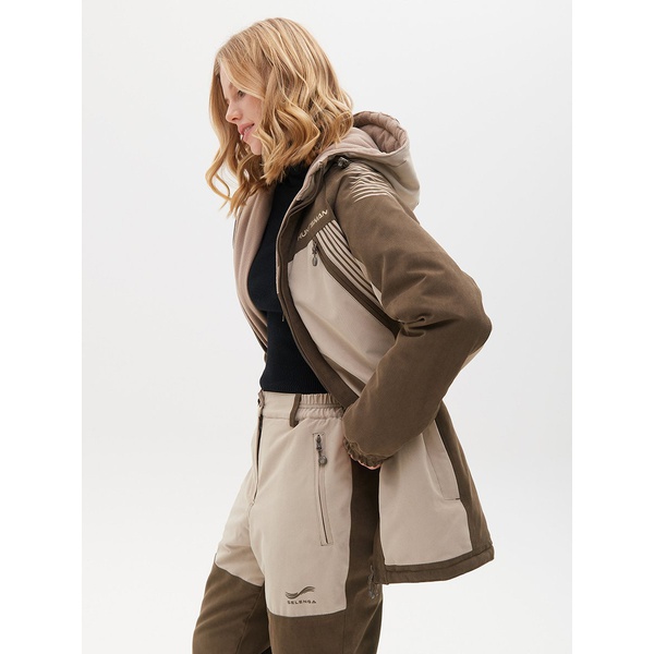 Костюм женский Huntsman Селенга Коричневый/Бежевый, тк. Исландия