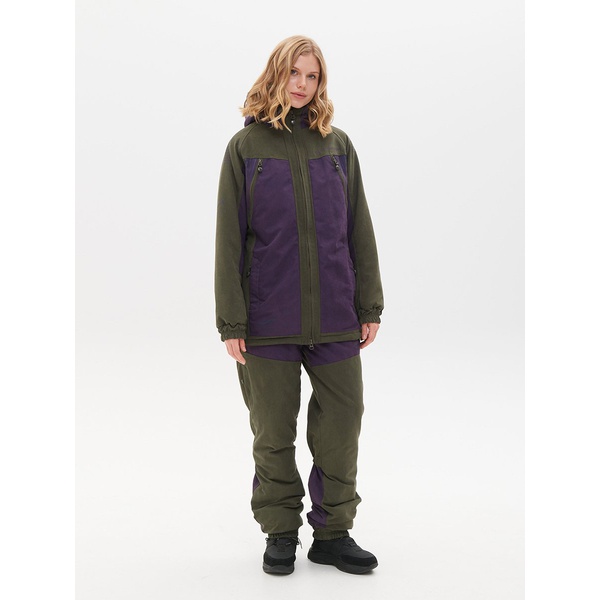 Костюм женский Huntsman Селенга Хаки/Фиолетовый, тк. Исландия