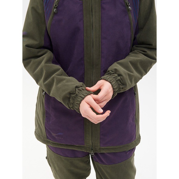 Костюм женский Huntsman Селенга Хаки/Фиолетовый, тк. Исландия