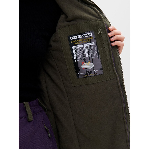 Костюм женский Huntsman Селенга Хаки/Фиолетовый, тк. Исландия