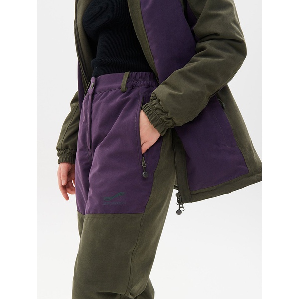 Костюм женский Huntsman Селенга Хаки/Фиолетовый, тк. Исландия