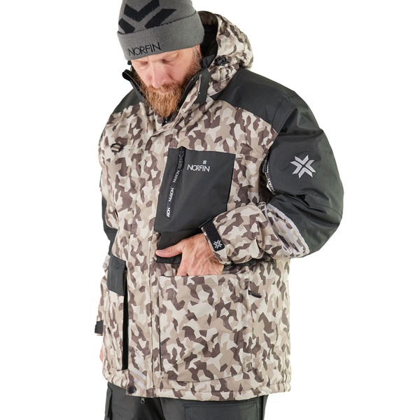 Костюм зимний Norfin Tornado Pro бежевый/коричневый