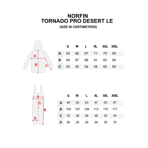 Костюм зимний Norfin Tornado Pro бежевый/коричневый