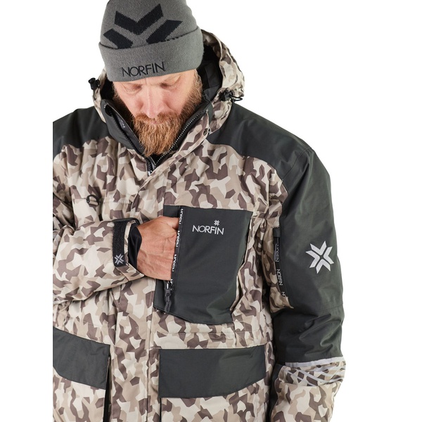 Костюм зимний Norfin Tornado Pro бежевый/коричневый