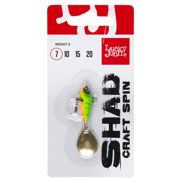 Тейл-спиннер Lucky John Shad Craft Spin 7 г 003