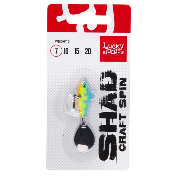 Тейл-спиннер Lucky John Shad Craft Spin 7 г 015